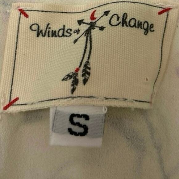 Winds Of Change Silk Blend Floral Whimsical Fairycore Halter Neck Maxi Dress SM - Picture 12 of 12